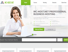 Tablet Screenshot of client.mc-host.net
